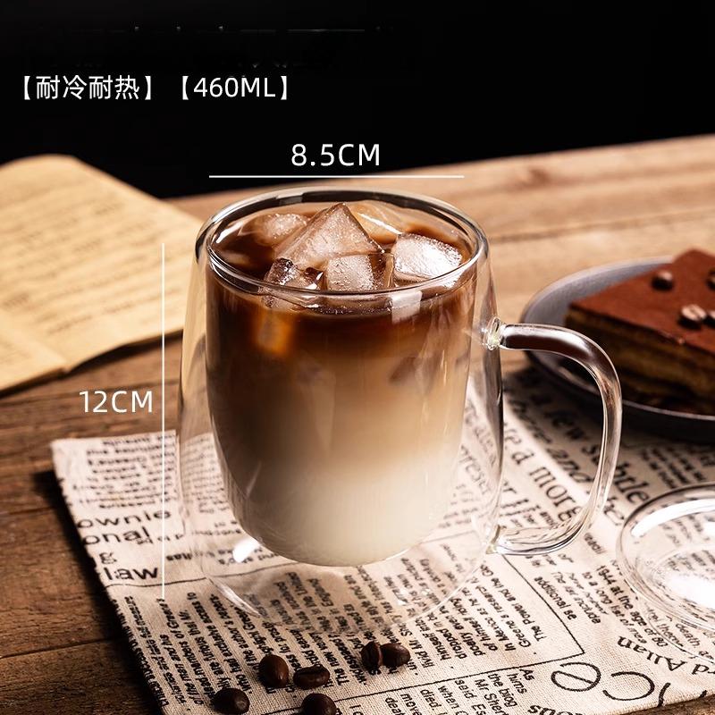 ガラス 耐熱マグカップ コーヒーグラス