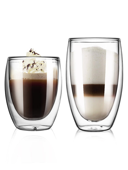 ダブルウォール耐熱グラス 80ml、250ml、350ml、450ml